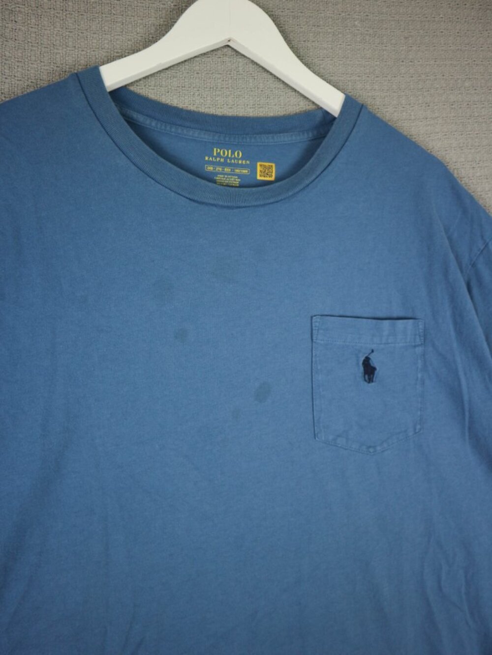 Polo Ralph Lauren Mens Pocket Tee Blue Cotton Shirt 2XL (as-is) - Picture 3 of 5